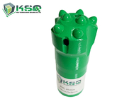 R25 Industrial Spherical / Ballistic Button Drill Bits Untuk Tunneling Drilling Threaded Button Bit