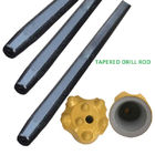 7 ° Hex Tapered Rod Wear Resistance Untuk Industri Pertambangan, Shank 22x108mm / 25x159mm