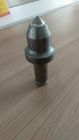 Tungsten Carbide Tips Pahat Bor Bit Dengan Double Step Shank / Bullet Pemotong Gigi