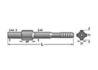 Adaptor Shank Bor Pertambangan Batubara Furukawa M120 Pd 200 Pd 200r