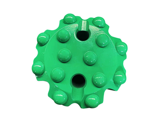 T51 Tungsten Carbide Rock Drilling Tools 2 - 3 Pembilasan Lubang Thread Tombol Bor Bits