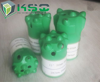 Hard rock pengeboran lancip Tombol Drill Bit SGS certificaton, Bor rig aksesoris mesin