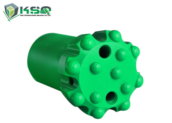 Bit Tombol Berulir R38 76mm Untuk Pengeboran Batu