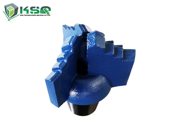 Api bersertifikat 3 Wing / Blades Pdc Step Drag Bits Untuk Pengeboran Sumur Air