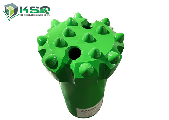 T51 89mm Bor Dth Hammer Button Bit Tungsten Karbida / 14 Tombol Berujung