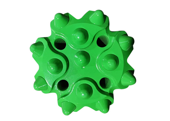 T38 - 89mm Untuk Pengeboran Batu Buttons Bola / Ballistic Threaded Button Buttons