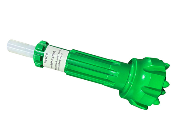 105mm DTH Bits Bor Untuk COP35 / DHD3.5 DTH Hammer Warna Hijau Dengan Klep Kaki