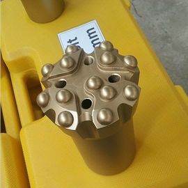 Tungsten Carbide Tombol Bits Rock Drilling 89mm Untuk Atlas Copco Rock Drilling Rig