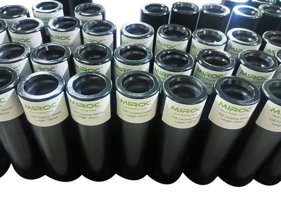 T38-190mm Panjang kopling Bor dan benang Bit Produk utama untuk alat pengeboran simetris