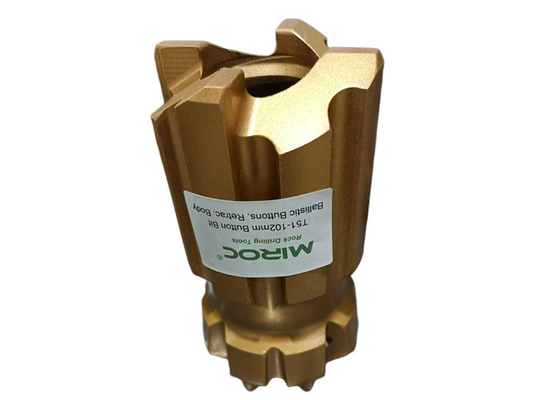 89mm-127mm T51 Diameter Retractable Drill Bit Untuk Tunneling Forging Processing Jenis