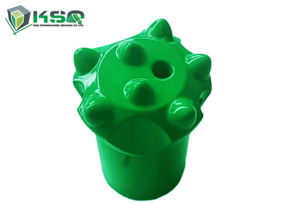 Alat Pengeboran Batu Taper 4° 46mmTaper Button Drill Bit untuk Drifting / Tunneling
