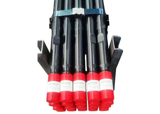 T45 Rock Drill Rods Drill Steel Extension Rod untuk Drfting dan Tunneling