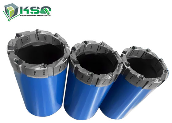 T6-101 Diamond Core Bit dengan Diamond/PDC Material Standard Crown Profile dan Face Discharge Waterways for Mining Exploration