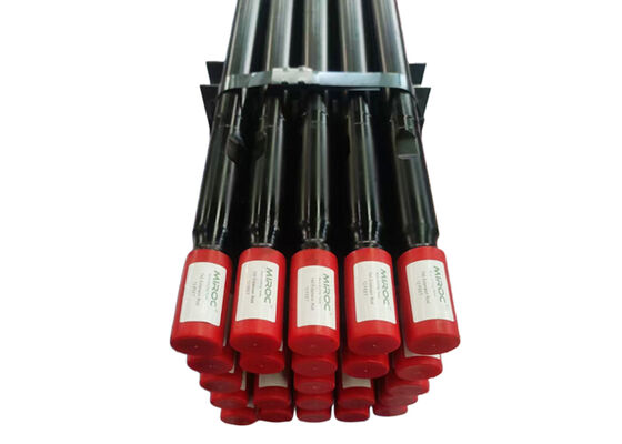 T38, T45 China Threaded Extension MM Rock Drill Rod untuk Pengeboran