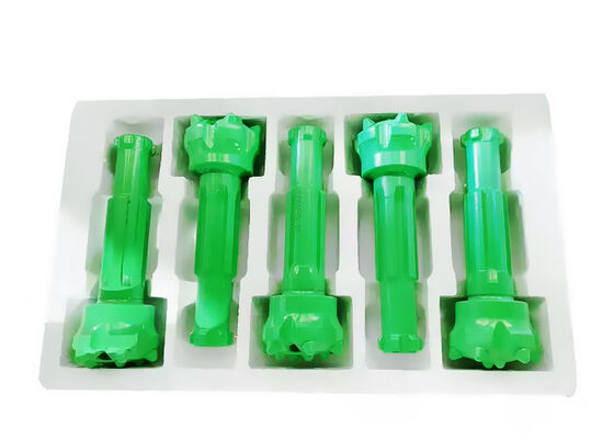 Bor Bit Karbida Tungsten Tekanan Udara Sedang ISO9001 Kinerja Tinggi BR2 76mm untuk Alat Bor Batu Peledakan Tambang Sumur Air
