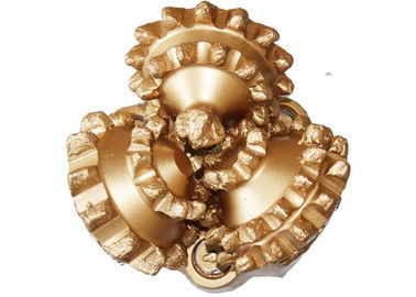 Kode IADC 217dengan 3 Nozel, 8-1 / 2 "Baja gigi tricone bit rock, SOFT-CLEAN OUT CMT