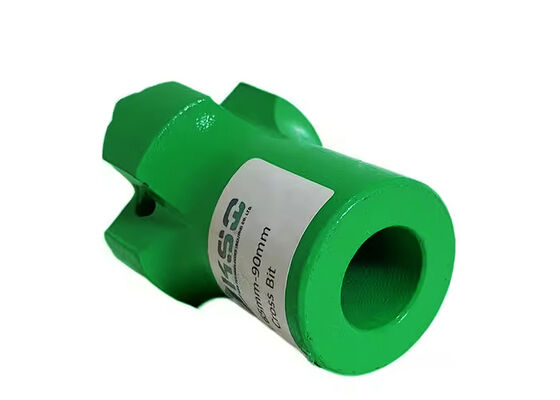 High Wear Resistance Taper Cross Drill Bit Untuk Hard Rock Blasting Tungsten Carbide Button