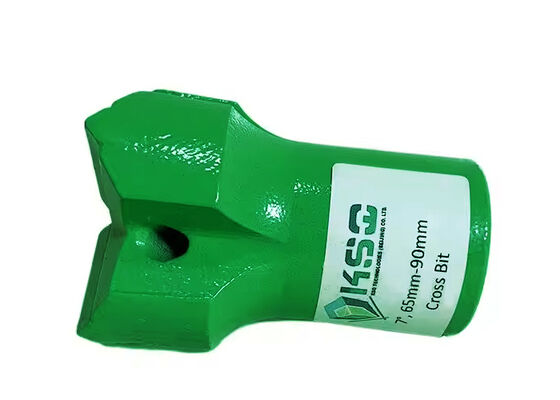High Wear Resistance Taper Cross Drill Bit Untuk Hard Rock Blasting Tungsten Carbide Button