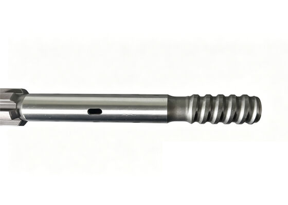445Mm COP 131 T38 Adaptor Batang Melayang Baja Paduan Kekuatan Tinggi untuk Bor Batu Hidraulik
