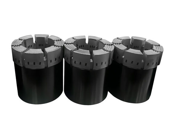 Berkualitas tinggi NQ Impregnated Diamond Core Bit Untuk Hard Rock Core Drilling Eksplorasi Geologi