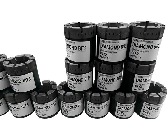 Berkualitas tinggi NQ Impregnated Diamond Core Bit Untuk Hard Rock Core Drilling Eksplorasi Geologi