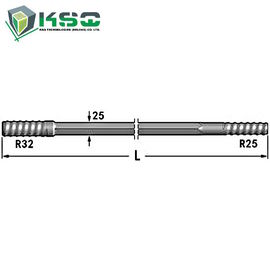 R25 Drifter Rod R32-Hex 25-R25 Flushing Lubang 8.6 mm