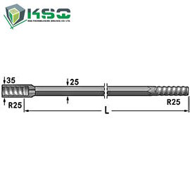 R25 Kecepatan Rod R25-Hex 25-R25 Flushing Lubang 8.6 mm