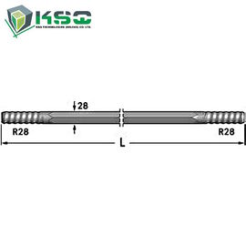 R28 Ekstensi Rod R28-Hex 28-R28 Flushing lubang 8.8 mm