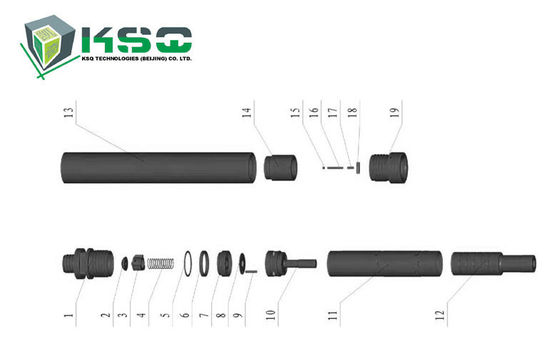 DTH Drilling Tools proses perlakuan panas milik DTH90-I Hammer