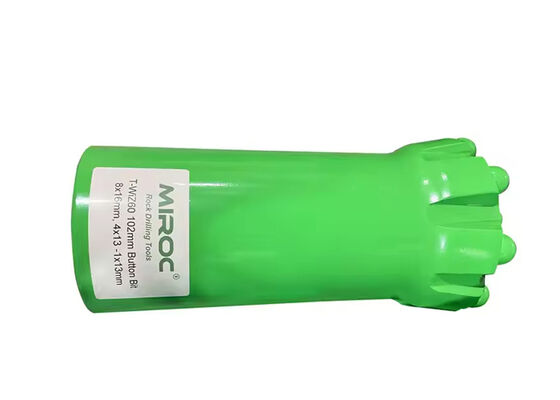 T-WIZ60 102mm Kualitas Tinggi Bench Bor Thread Button Bit Rock Drill Bit untuk Pengeboran Batu