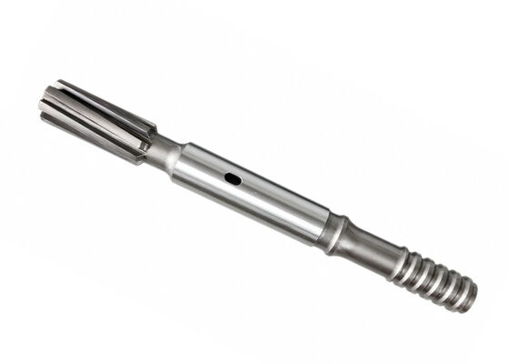 Adaptor Shank Bor Batu COP1840 T45 565mm untuk Pertambangan Bawah Tanah dan Pengeboran Top Hammer