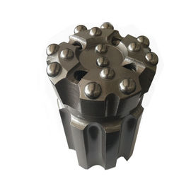 Tombol Thread Pengeboran Kecepatan Tinggi Bit T45 102mm Wajah Cekung Untuk Hard Rock