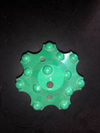 102mm / 127mm Bor Dome Bit Untuk Reaming T38 Tombol Bulat / Balistik