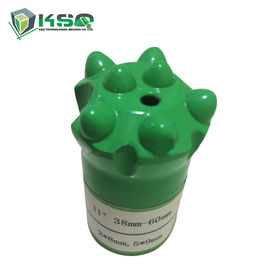 Tapered Button Drill Bit Untuk Pengeboran Batu Lubang Kecil 7 11 12 Derajat