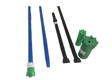 32-42mm Dengan Pengeboran Batu Rok Pendek / Panjang Bit Tombol Meruncing