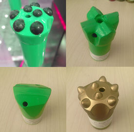 Ballictic / Bulat Hijau Batu Tombol Bor Bit 7/4 Tombol 51mm untuk Granite
