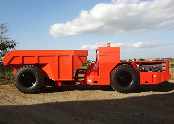 7cbm Atau 15 Ton Kapasitas Bucket Truk Dump Pertambangan Bawah Tanah, Truk Profil RT-15 Rendah