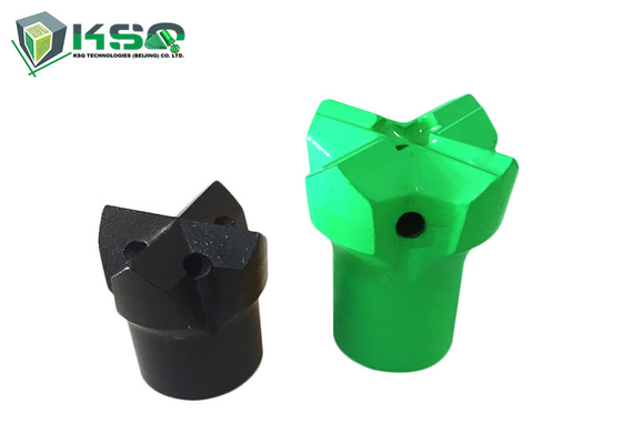 Standar Threaded 51mm Palang Bits Untuk Vertikal Borehole Drilling
