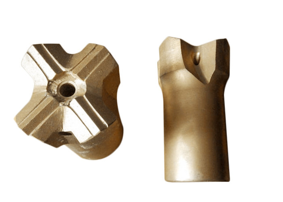Standar Threaded 51mm Palang Bits Untuk Vertikal Borehole Drilling