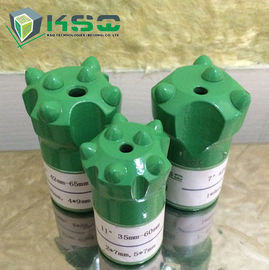7 / 11 / 12 derajat wolfram karbida tombol Drill Bit, meruncing tombol tujuh Bit