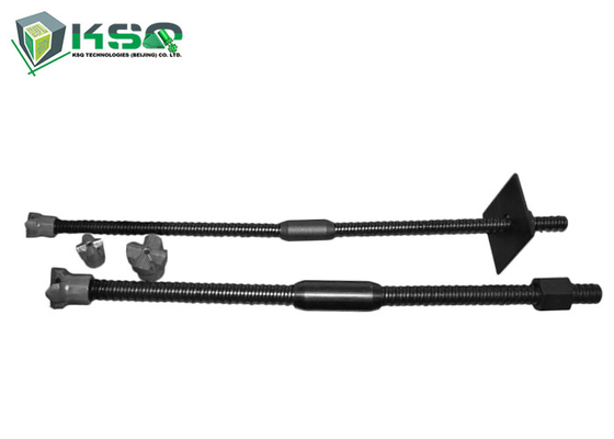 R32N Hollow Alloy Steel Self Drilling Anchor Bolt Rod dan alat ekstra