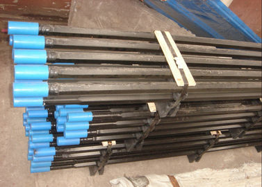 Penempaan T45 / T51 Perpanjangan / MF Kecepatan Threaded Bor Rod Panjang 1525 - 6095mm