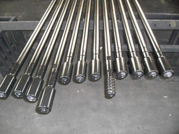 Penempaan T45 / T51 Perpanjangan / MF Kecepatan Threaded Bor Rod Panjang 1525 - 6095mm