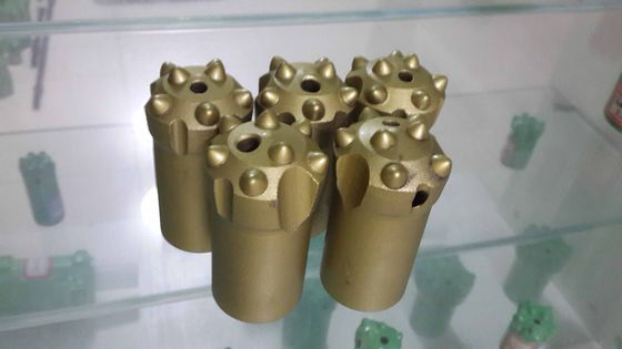 Taper 12 Degree 34mm 38mm Tombol Bit Digunakan Dalam Drifting Dan Tunneling