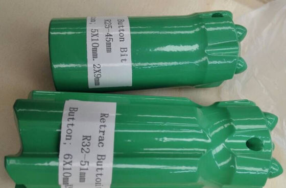 Tipped Balistik Atlas Copco Sulit Bor Retractable Bit Pertambangan Tunneling