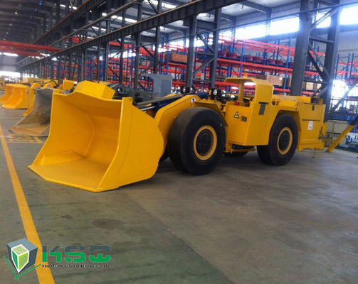 Mesin Diesel Tunnel Loader Beban Haul Trailer Untuk Underground Mining Transporter