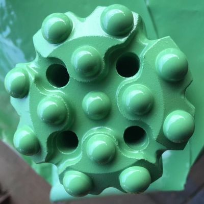 Straigh Lubang Aplikasi Jatuhkan Pusat Retractable Bor Bit Tombol Rock Drilling Bits