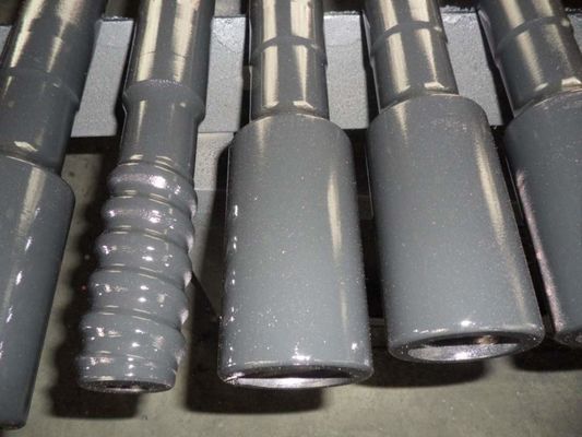 Hex Dan Putaran Bentuk Threaded Bor Rod Untuk Rock Drill, Tungsten Carbide Material