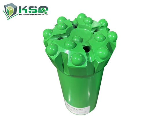 Green / Blue Button Bit Untuk Bagian Pertambangan Batu Berkualitas Medium Hard To Hard T-WIZ60-102
