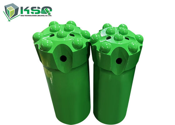 45mm R32 Mesin Hidraulik Batu Keras Mata Bor Ulir Tombol Pertambangan